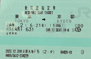 Ticket JR Pass Assento Reservado